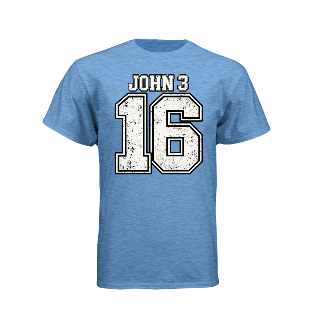 John 3:16 For God So Loved The World LDS t-shirt featuring beloved Bible scripture about God's love