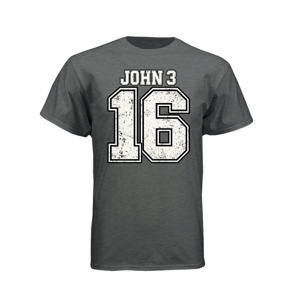 John 3:16 For God So Loved The World LDS t-shirt featuring beloved Bible scripture about God's love - product view 3