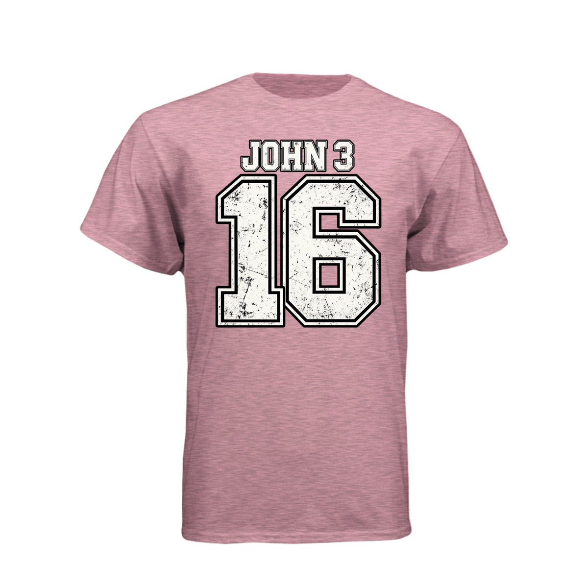 John 3:16 For God So Loved The World LDS t-shirt featuring beloved Bible scripture about God's love - product view 4