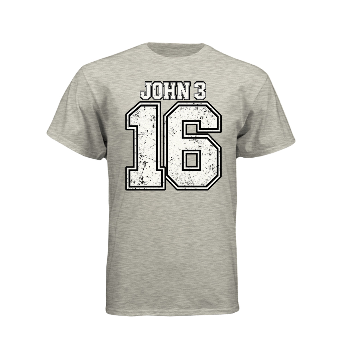 John 3:16 For God So Loved The World LDS t-shirt featuring beloved Bible scripture about God's love - product view 5