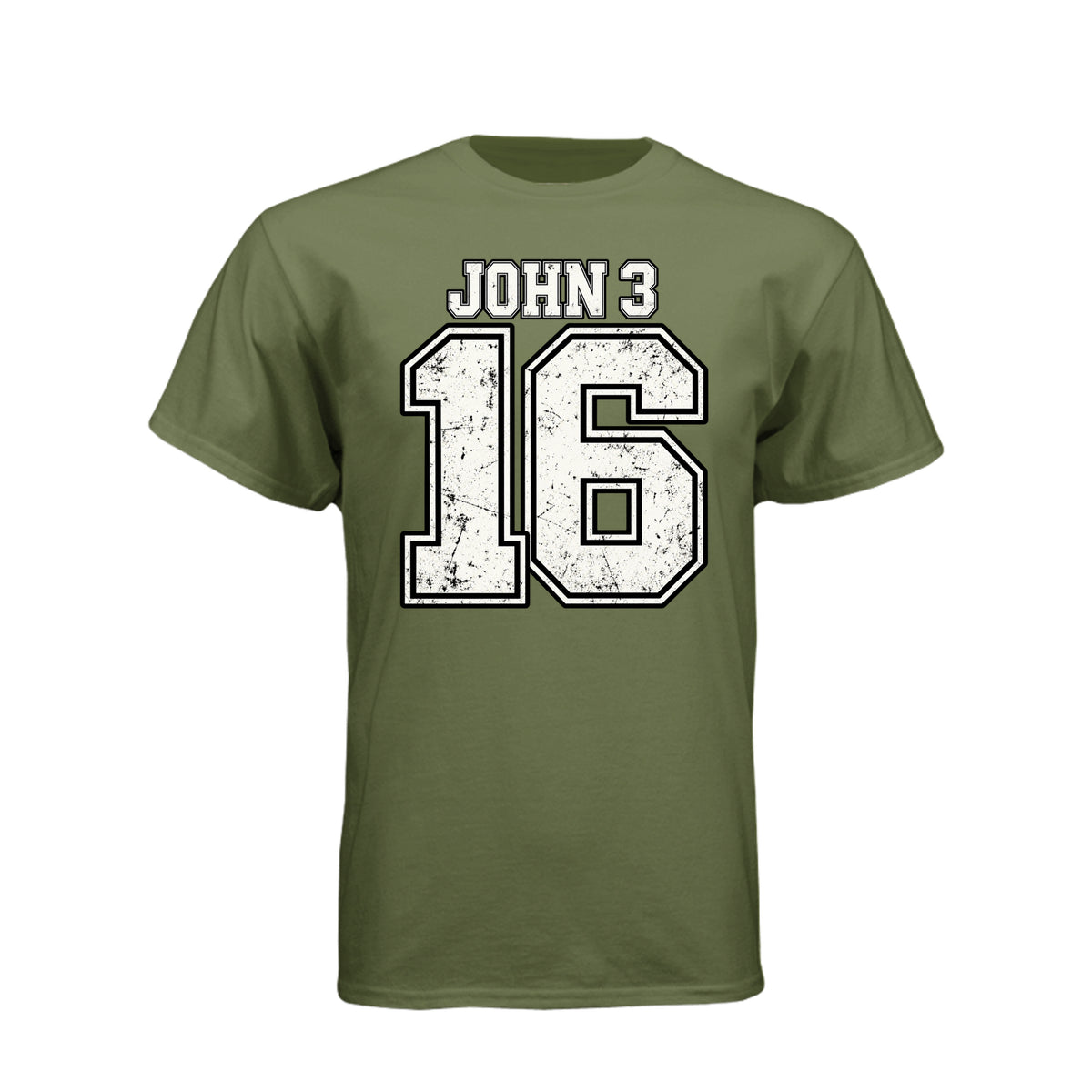 John 3:16 For God So Loved The World LDS t-shirt featuring beloved Bible scripture about God's love - product view 7