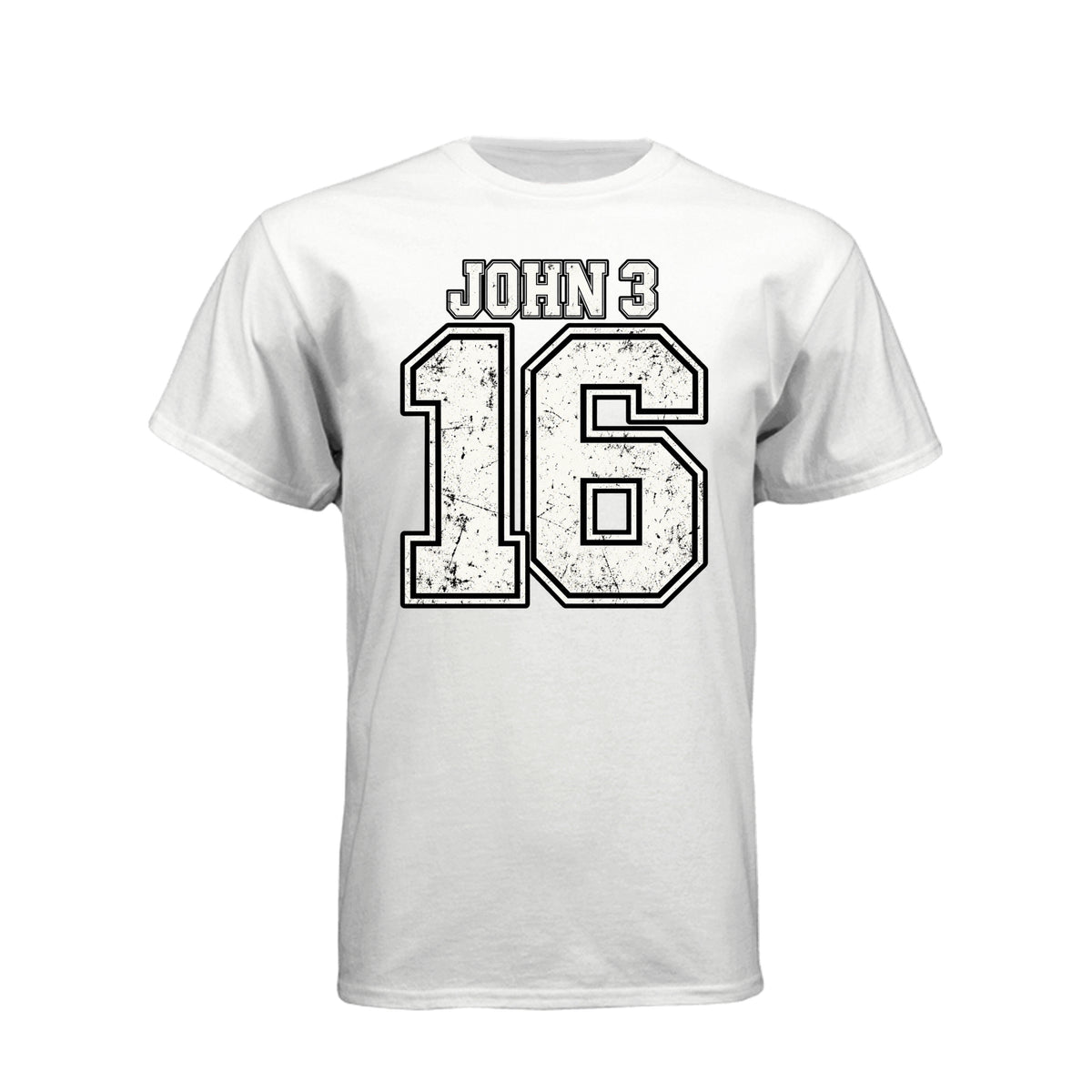 John 3:16 For God So Loved The World LDS t-shirt featuring beloved Bible scripture about God's love - product view 14