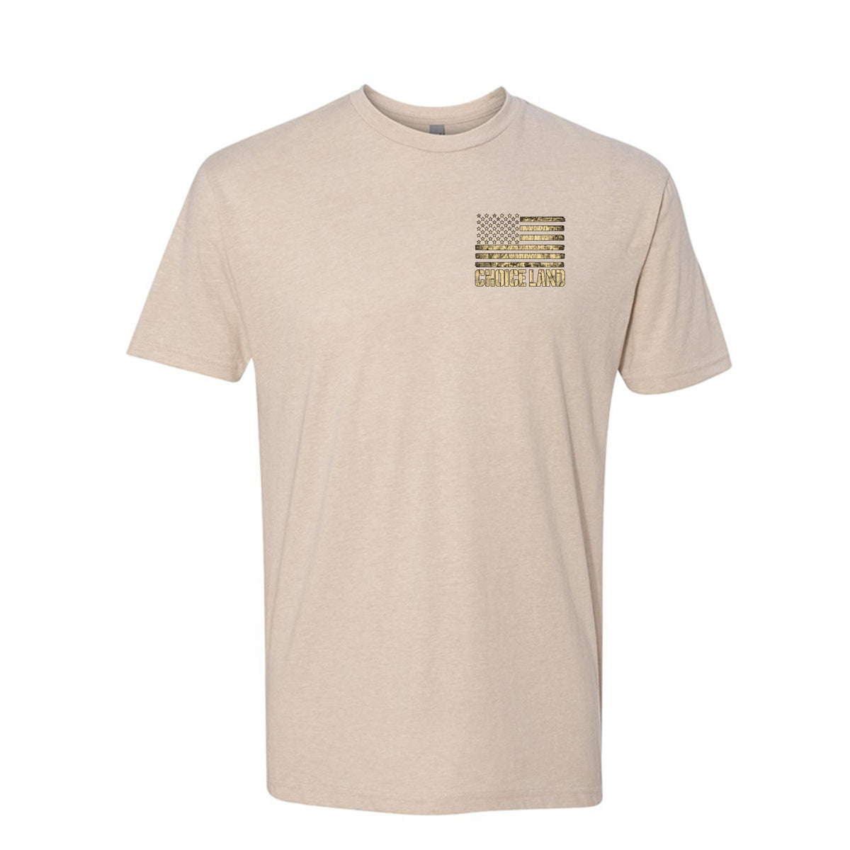 Choice Land 1 Nephi 2:20 LDS t-shirt featuring Book of Mormon scripture about the promised land - product view 5