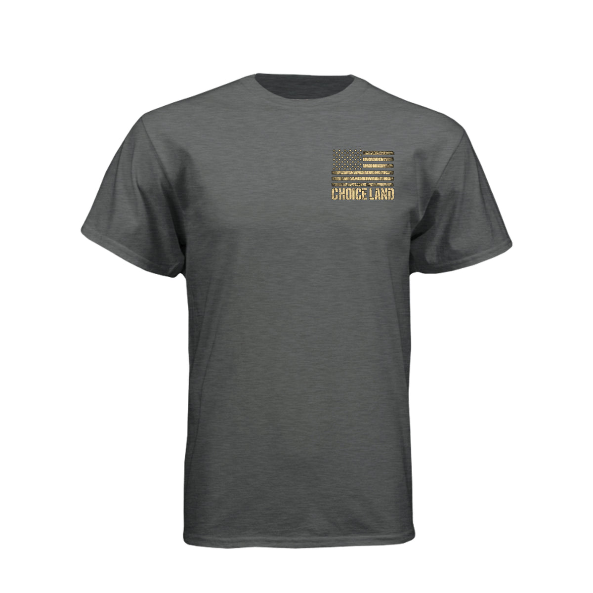Choice Land 1 Nephi 2:20 LDS t-shirt featuring Book of Mormon scripture about the promised land - product view 7