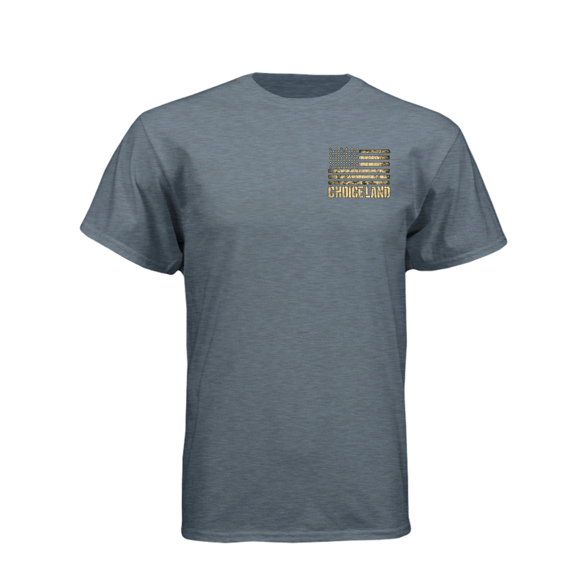Choice Land 1 Nephi 2:20 LDS t-shirt featuring Book of Mormon scripture about the promised land - product view 9