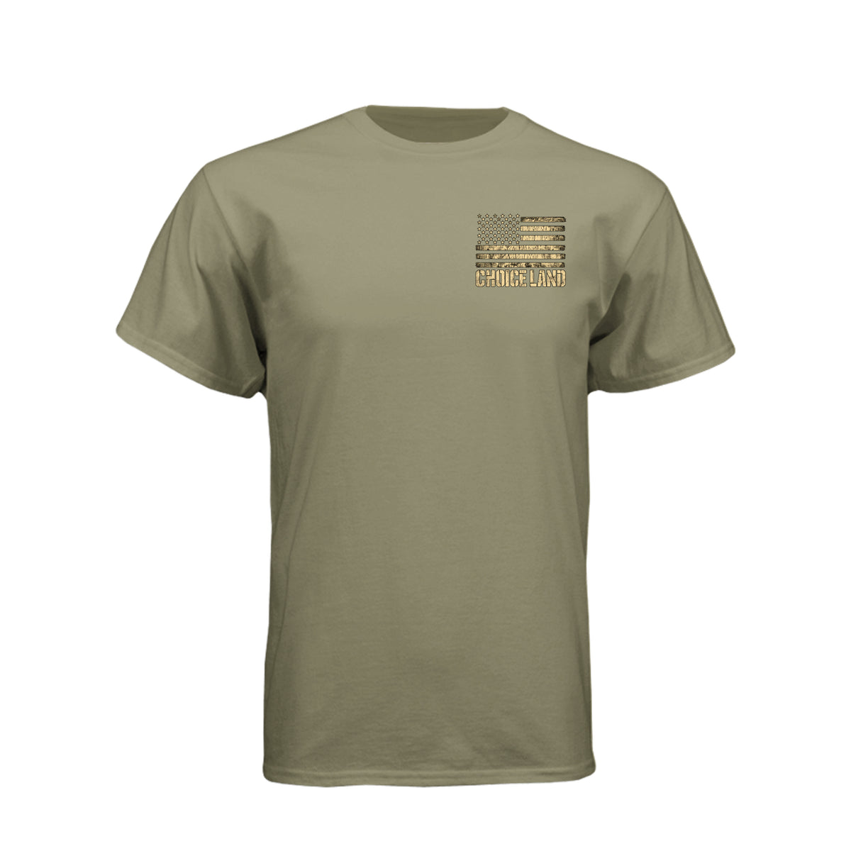 Choice Land 1 Nephi 2:20 LDS t-shirt featuring Book of Mormon scripture about the promised land - product view 13