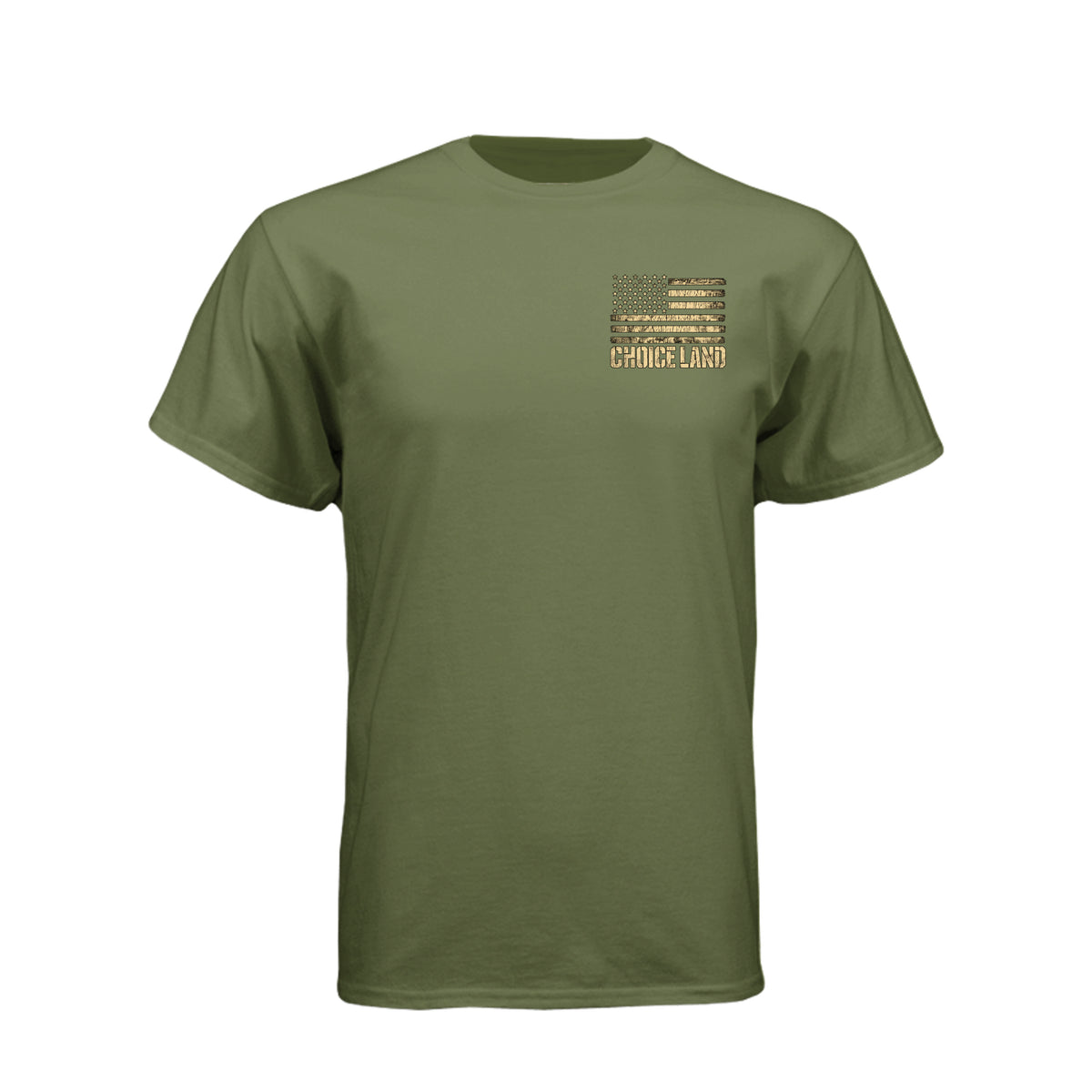 Choice Land 1 Nephi 2:20 LDS t-shirt featuring Book of Mormon scripture about the promised land - product view 15