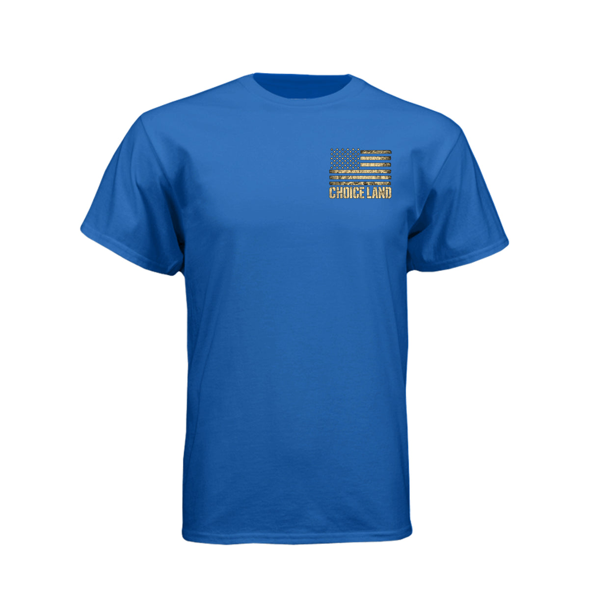 Choice Land 1 Nephi 2:20 LDS t-shirt featuring Book of Mormon scripture about the promised land - product view 17