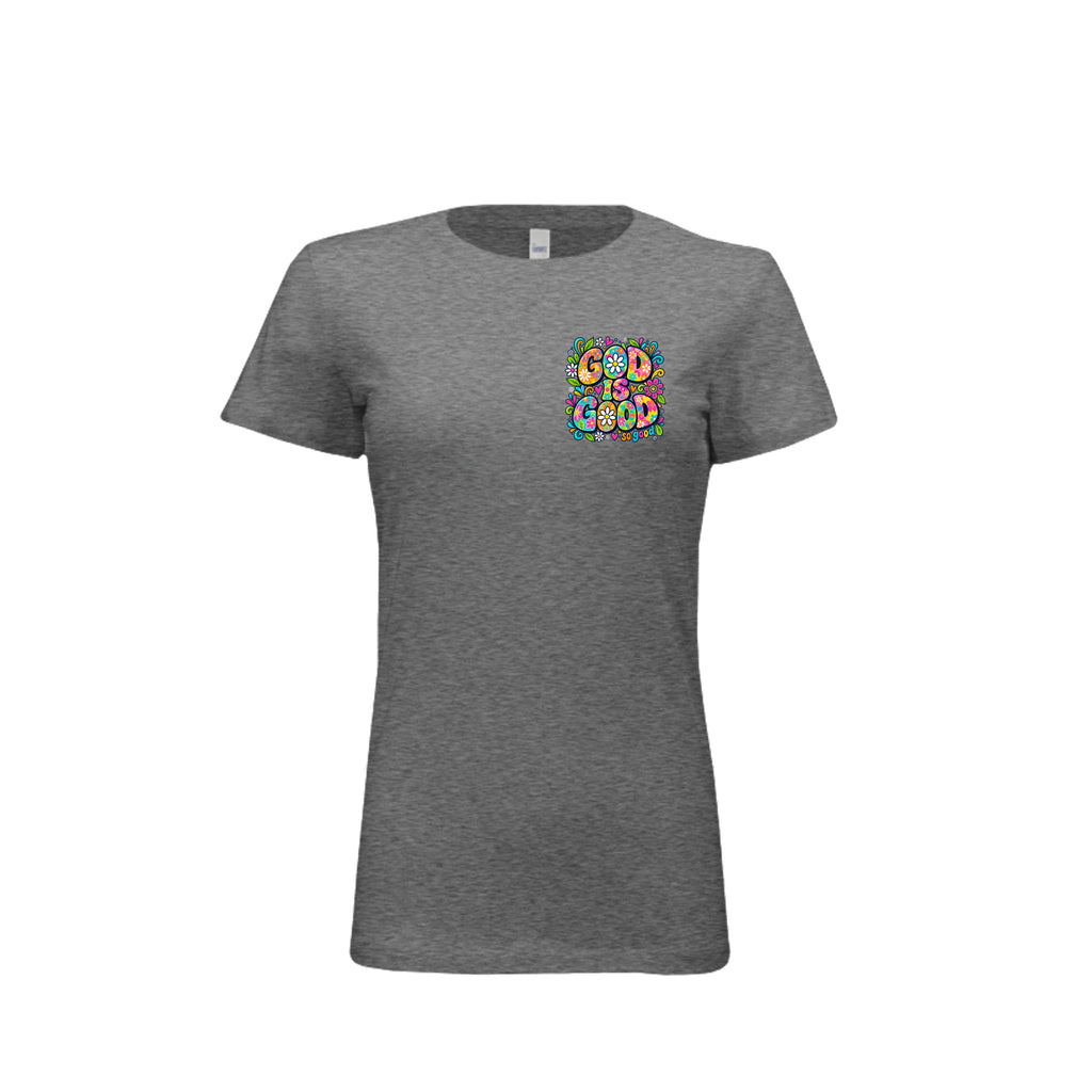 God Is Good So Good LDS t-shirt featuring simple powerful message about God's goodness and faith - product view 3
