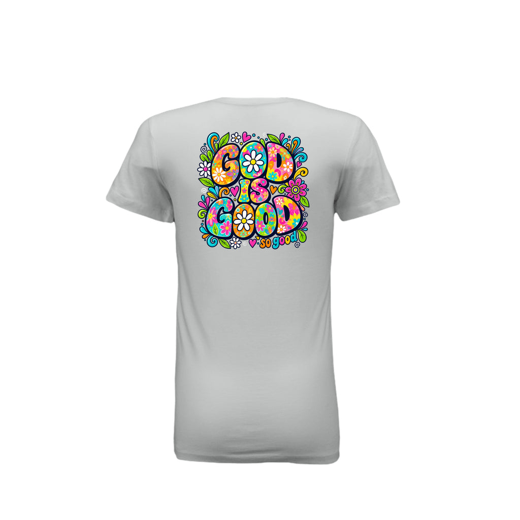 God Is Good So Good LDS t-shirt featuring simple powerful message about God's goodness and faith - product view 8