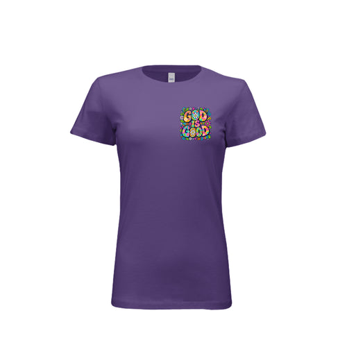 God Is Good So Good LDS t-shirt featuring simple powerful message about God's goodness and faith
