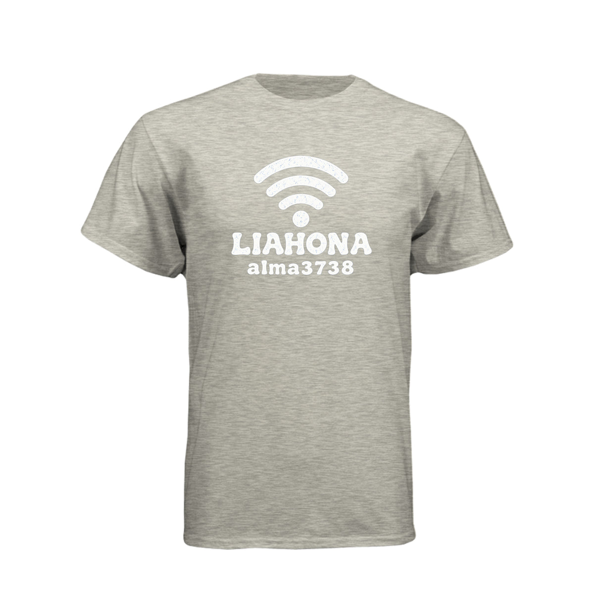 Liahona WiFi Alma 37:38 LDS t-shirt featuring Book of Mormon compass and modern humor about spiritual direction - product view 11