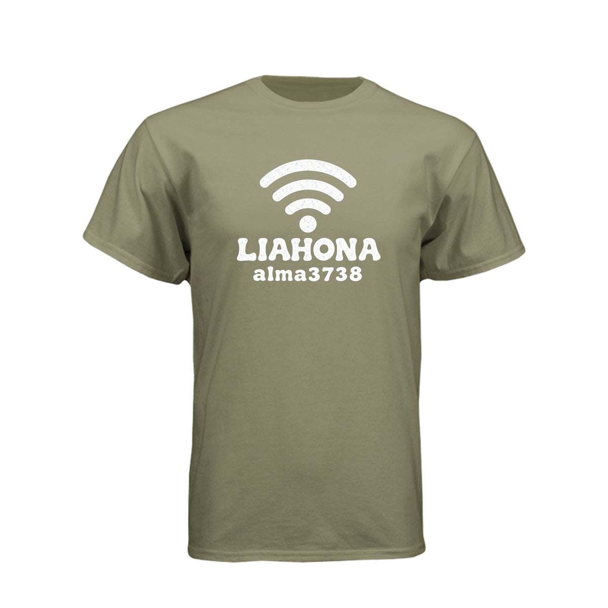 Liahona WiFi Alma 37:38 LDS t-shirt featuring Book of Mormon compass and modern humor about spiritual direction