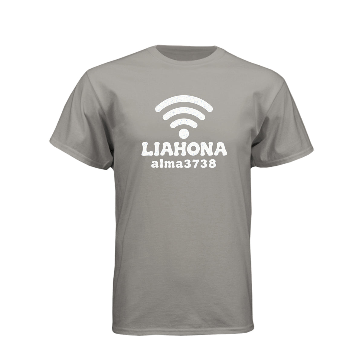 Liahona WiFi Alma 37:38 LDS t-shirt featuring Book of Mormon compass and modern humor about spiritual direction - product view 13