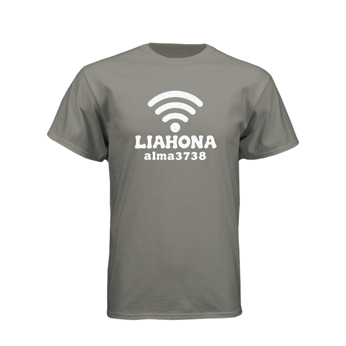 Liahona WiFi Alma 37:38 LDS t-shirt featuring Book of Mormon compass and modern humor about spiritual direction - product view 14