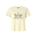 More Life Less Fear LDS t-shirt featuring message about faith overcoming fear and hope - product view 2