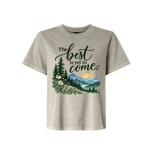 President Russell M. Nelson The Best Is Yet To Come LDS t-shirt featuring prophet and hope message