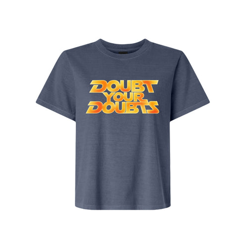 President Dieter F. Uchtdorf Doubt Your Doubts LDS t-shirt featuring beloved General Conference teaching - product view 2