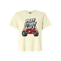 Pray Study Lift Chill LDS t-shirt in alternate colorway featuring discipleship and fitness lifestyle - product view 2