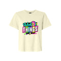 Weak Things Retro Gym LDS t-shirt featuring vintage gym style and faith strength message - product view 2