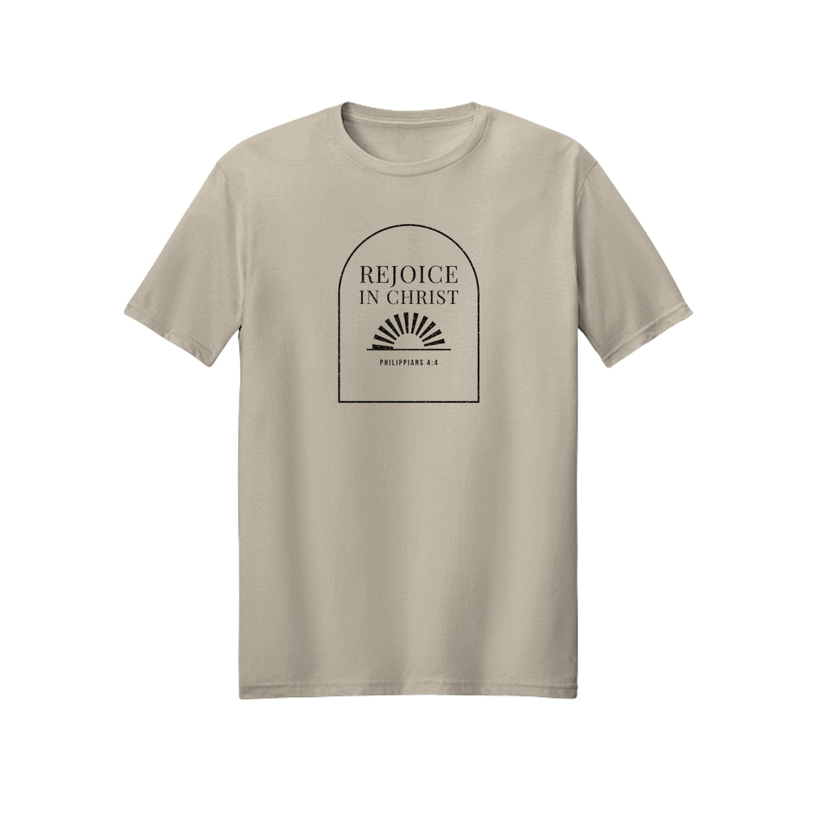 Archway Rejoice in Christ shirt in Sand