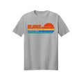 Retro Sunset Rejoice in Christ shirt in Ash