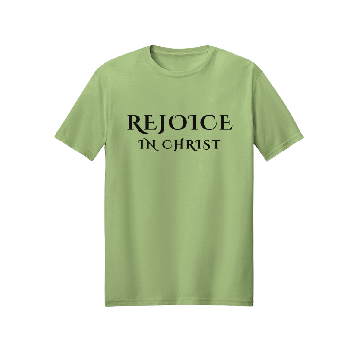 Classic Small Rejoice in Christ shirt in Pistachio