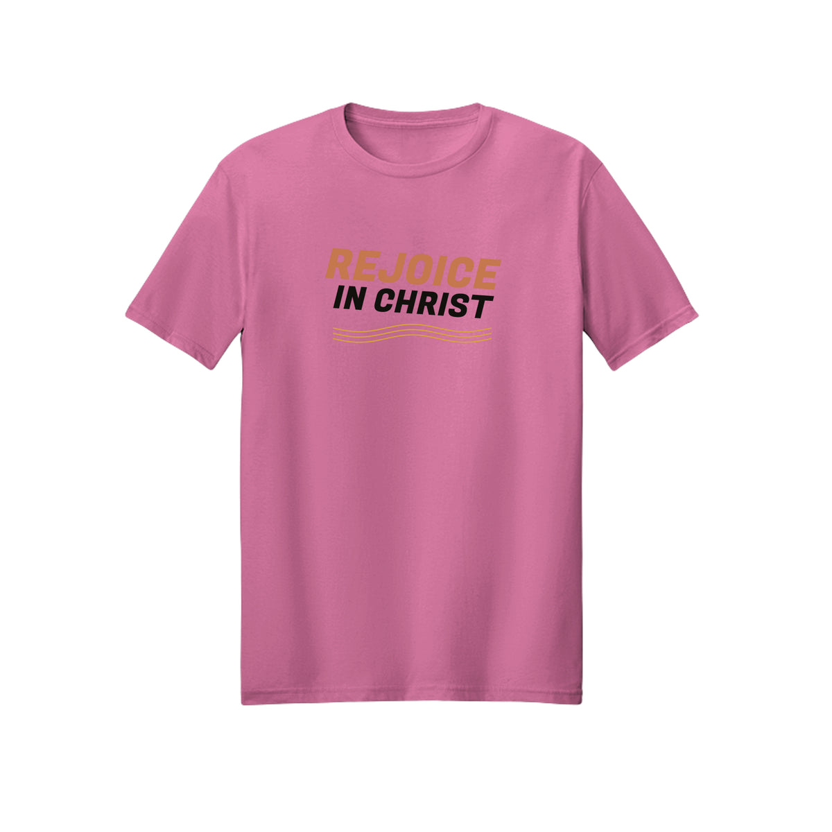 Modern Wave Rejoice in Christ shirt in Azalea