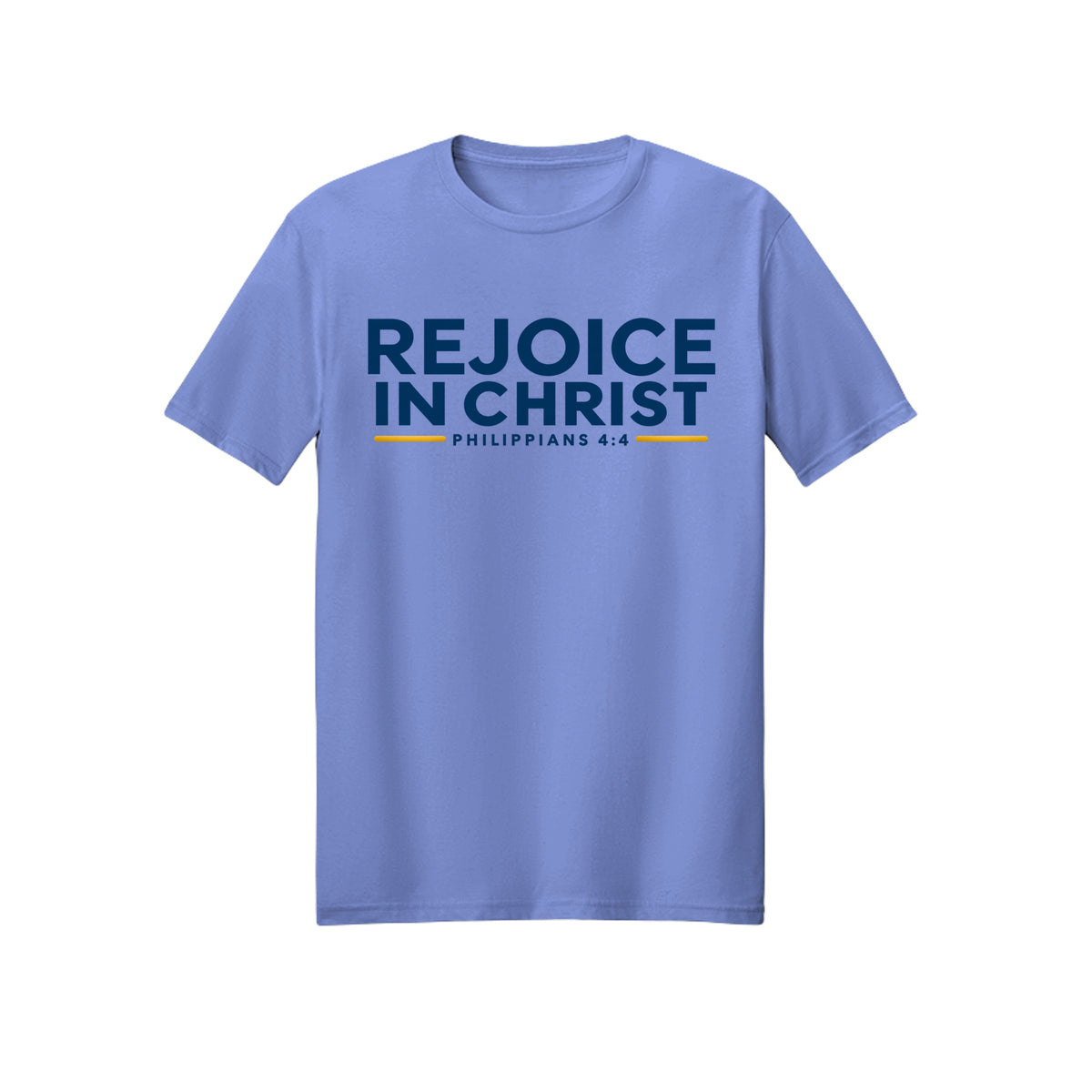 Classic Rejoice in Christ shirt in Violet