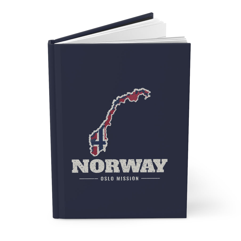 Norway Oslo Mission flag map journal by Weak Things view 3