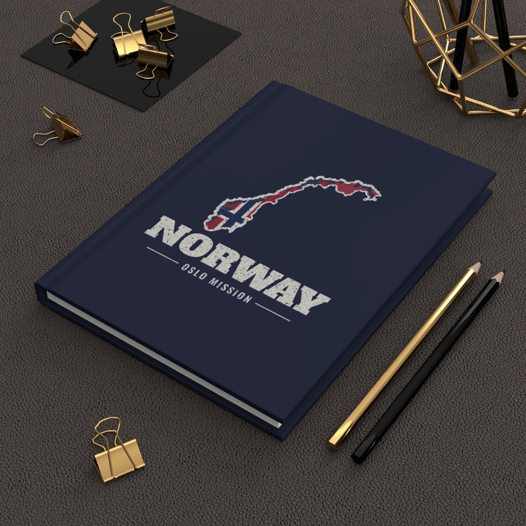 Norway Oslo Mission flag map journal by Weak Things view 2