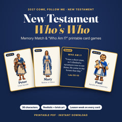 Printable New Testament Who’s Who cards