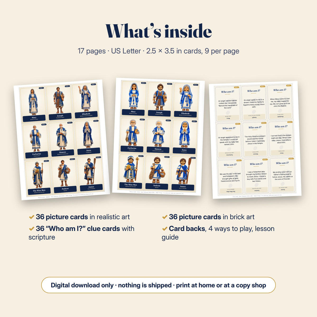What's inside the 17-page printable PDF