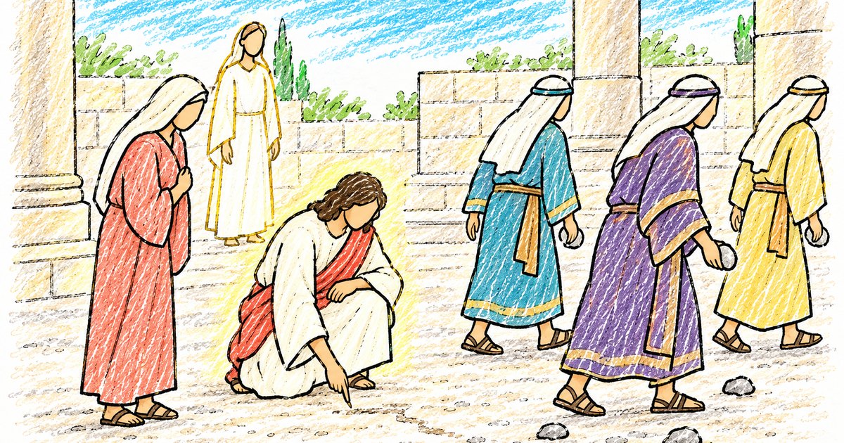 Neither Do I Condemn Thee sketch notes preview