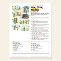 Ask, Seek, Knock sketch notes cover with a hand-drawn map