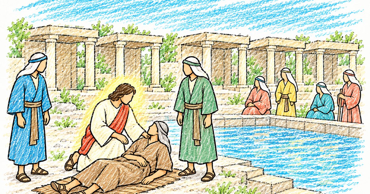 The Pool of Bethesda sketch notes preview