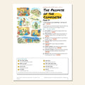 The Promise of the Comforter sketch notes cover with a hand-drawn map