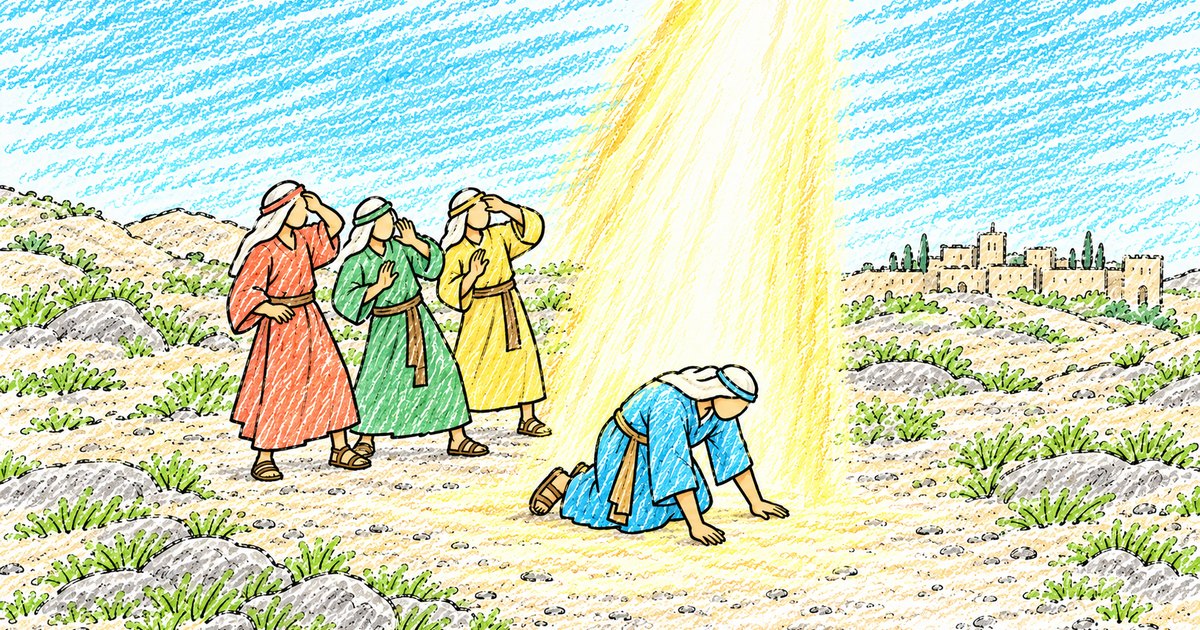 Saul on the Road to Damascus sketch notes preview