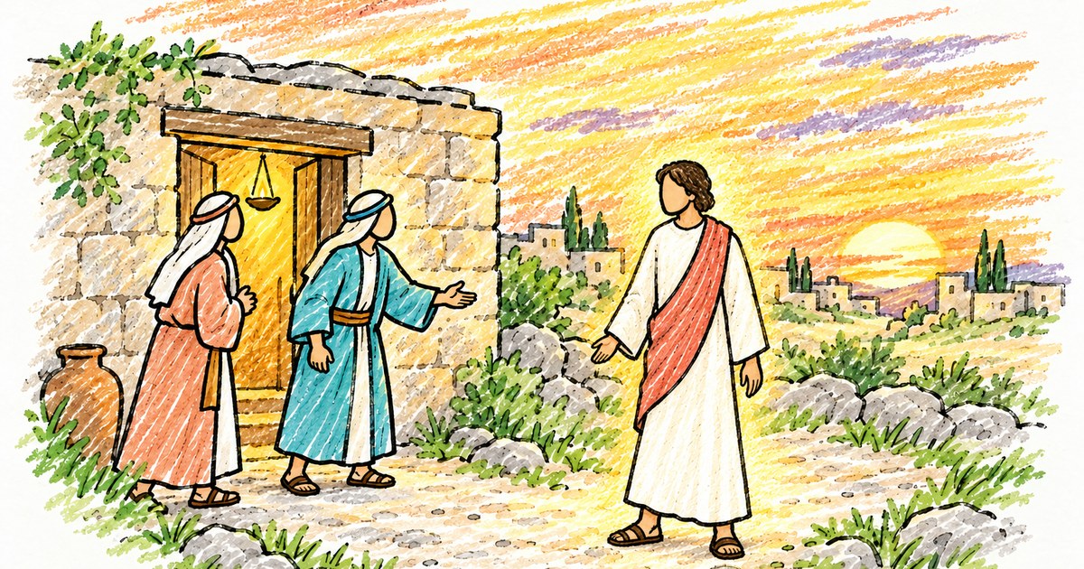 The Road to Emmaus sketch notes preview