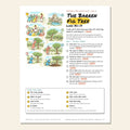 The Barren Fig Tree sketch notes cover with a hand-drawn map