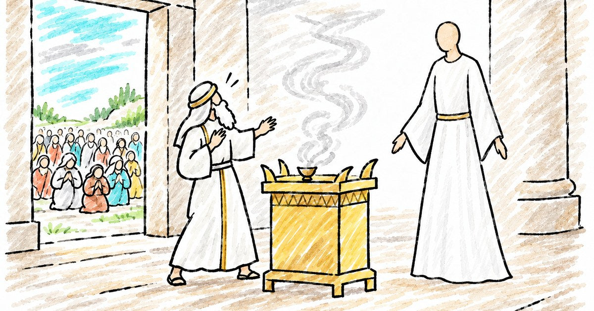 Zacharias and Mary sketch notes preview