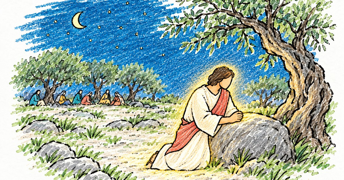 Gethsemane sketch notes preview