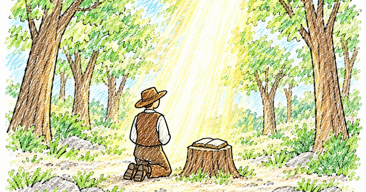 James 1:5 and the Sacred Grove sketch notes preview