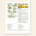 The Lame Man at the Beautiful Gate sketch notes cover with a hand-drawn map