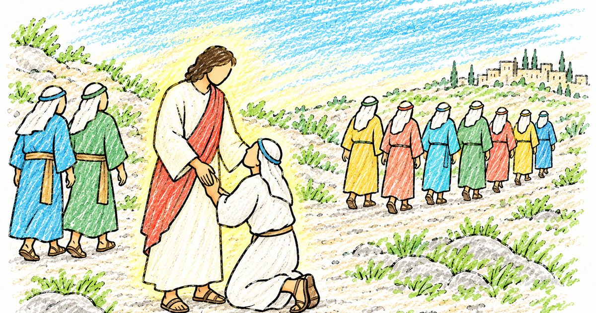 The Ten Lepers sketch notes preview