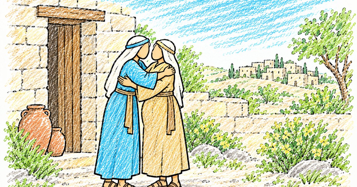 Mary Visits Elisabeth sketch notes preview
