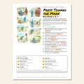 Press Toward the Mark sketch notes cover with a hand-drawn race map
