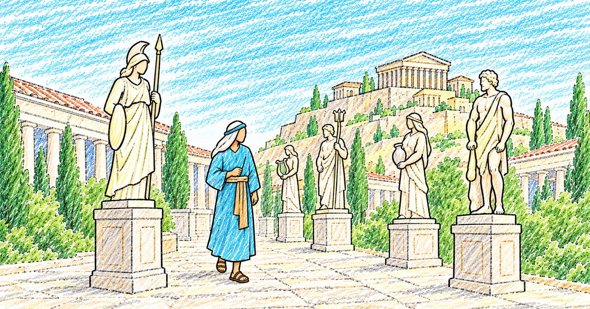Paul on Mars Hill sketch notes preview