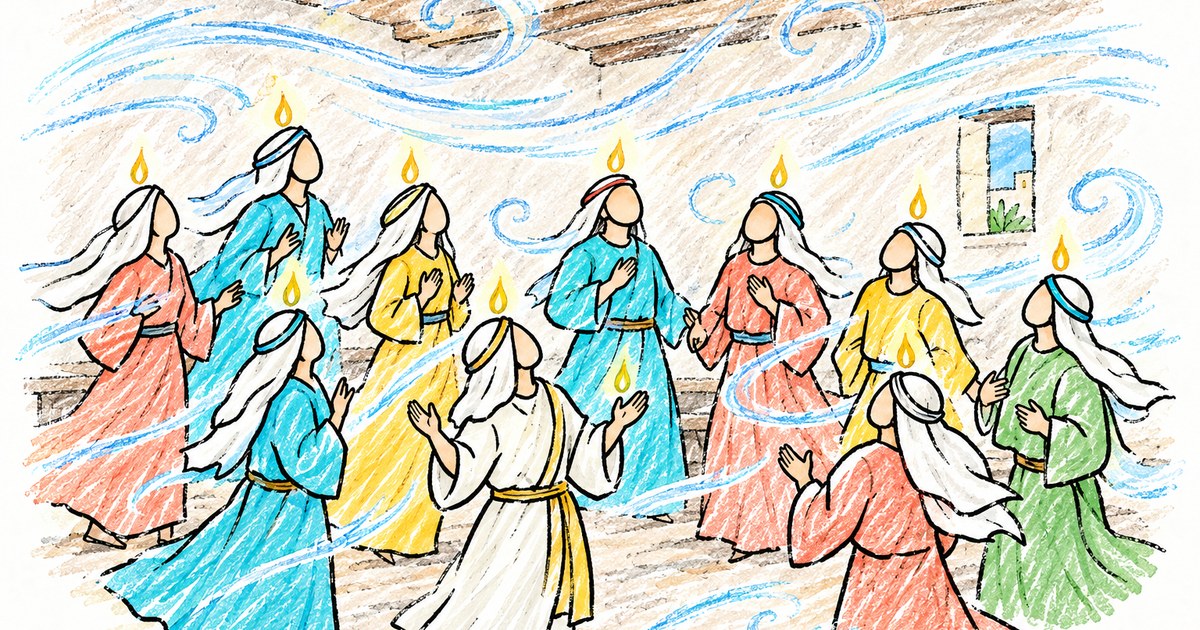 The Day of Pentecost sketch notes preview