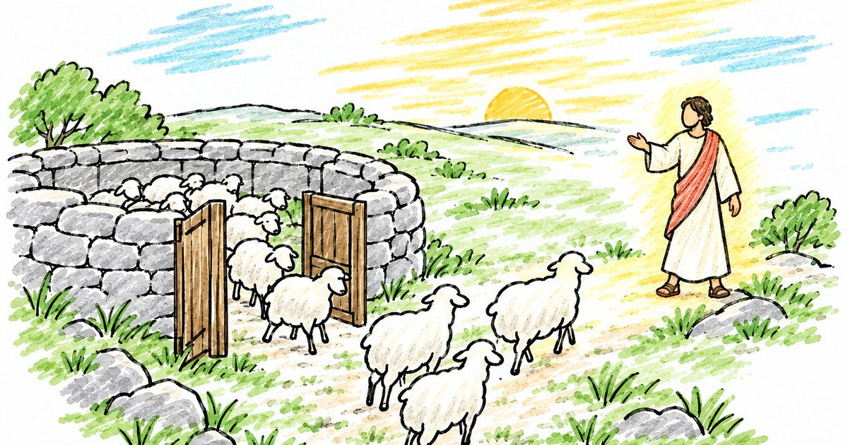The Good Shepherd sketch notes preview